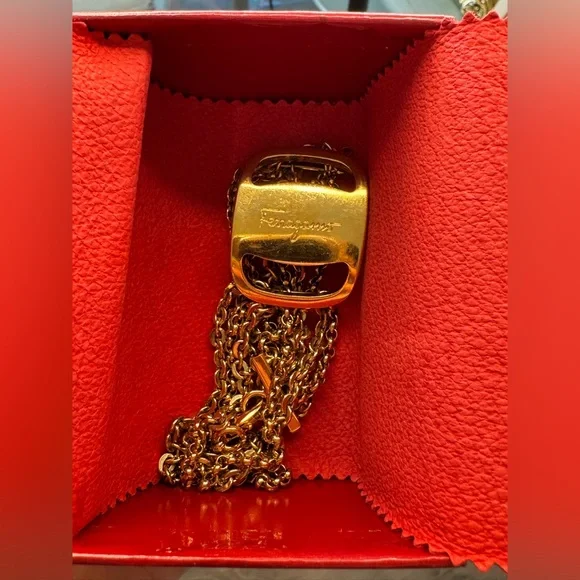 Ferragamo Gancini bracelet Full Inclusion with COA, box, Ferragamo dust cloth - Picture 15 of 15